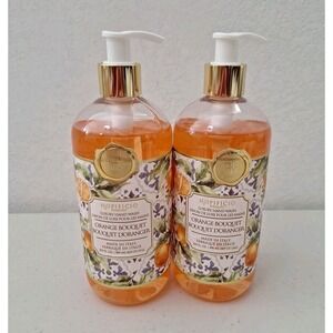 Hopificio Orange Bouquet Luxury Hand Wash, 2 Pack 16.9 oz Each, MADE IN ITALY